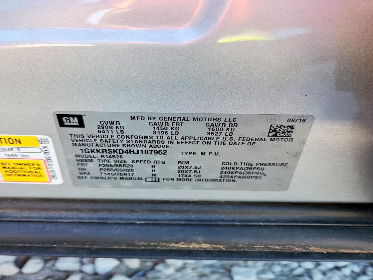 2017 GMC ACADIA LIMITED SLT-2 photo 14