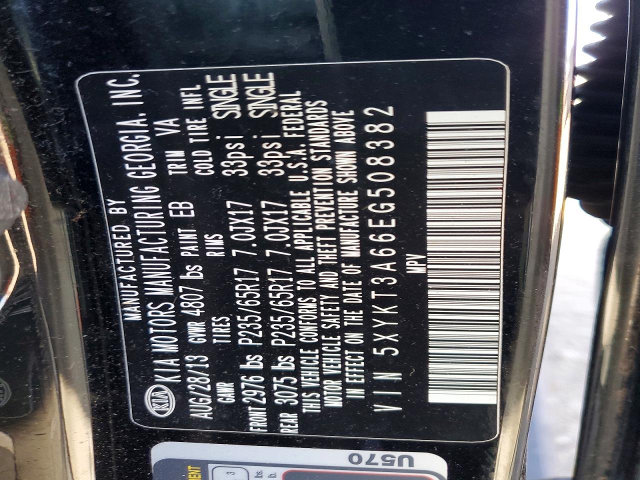 2014 KIA SORENTO LX photo 13