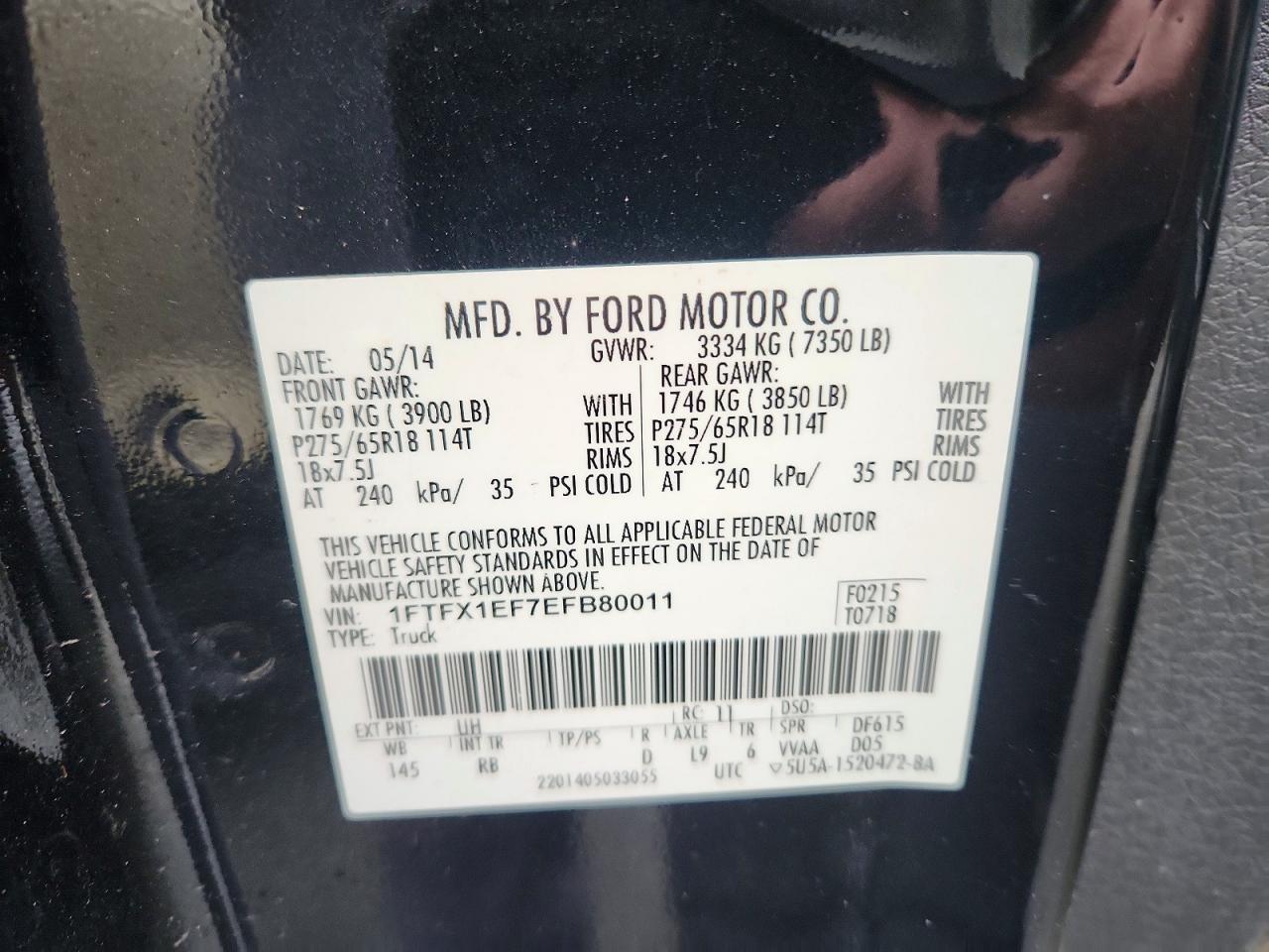 2014 FORD F150 SUPER CAB photo 23