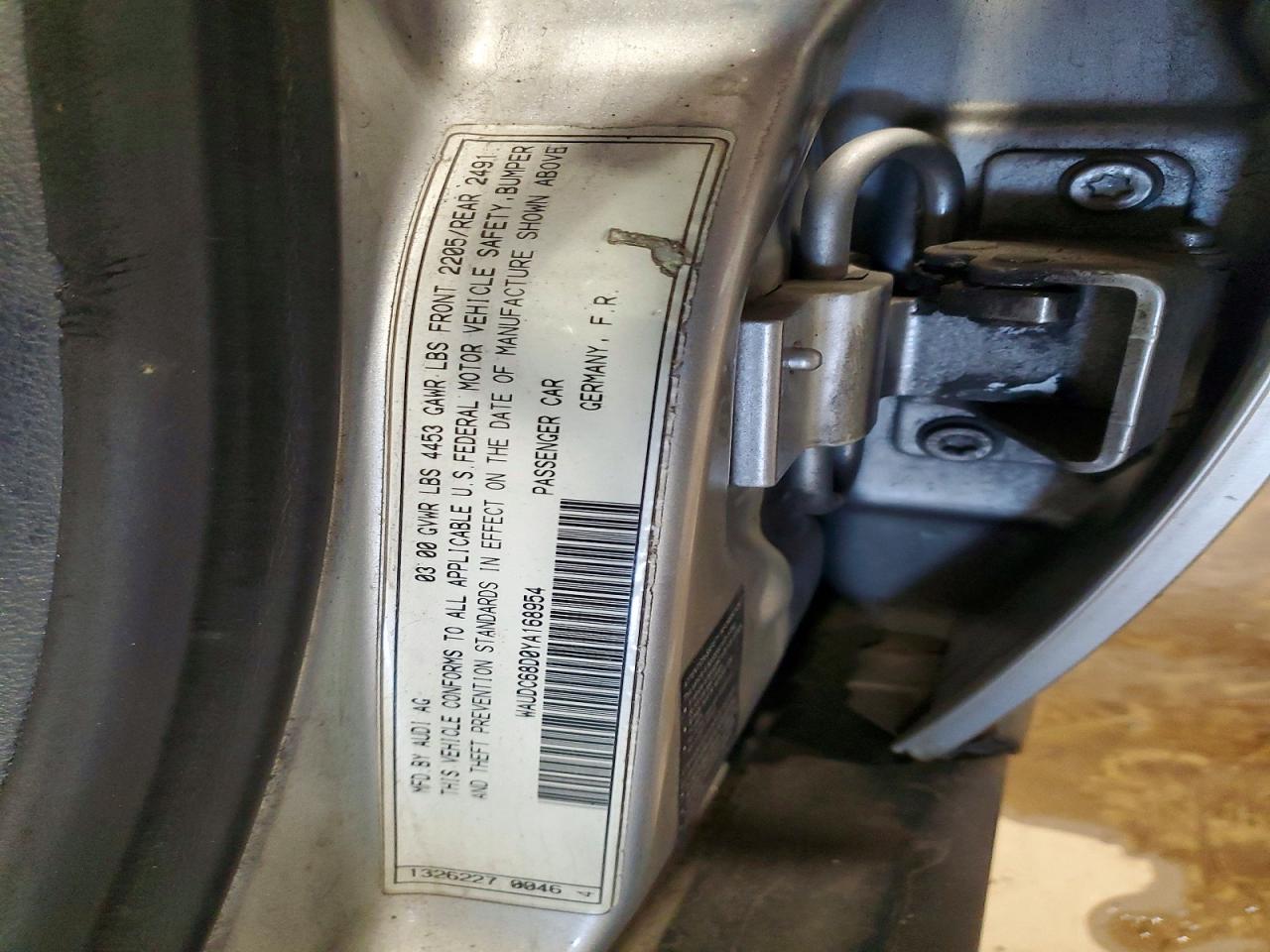 2000 AUDI A4 1.8T QUATTRO photo 12