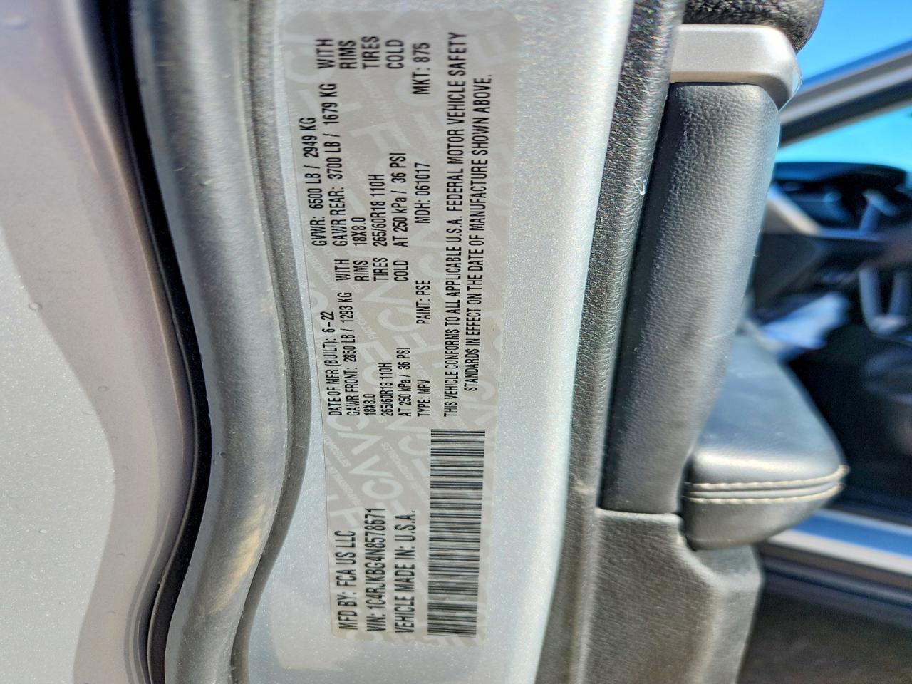 2022 JEEP GRAND CHEROKEE L LIMITED photo 14