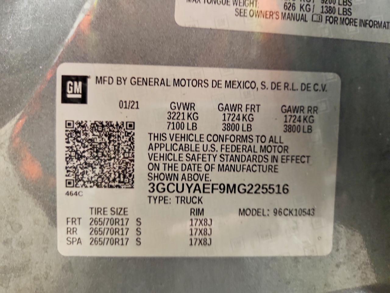 2021 CHEVROLET SILVERADO K1500 photo 13