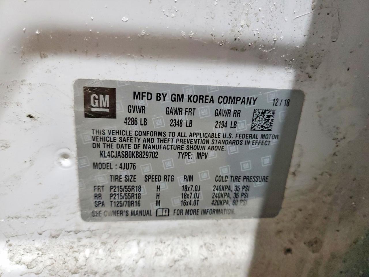 2019 BUICK ENCORE PREFERRED photo 13