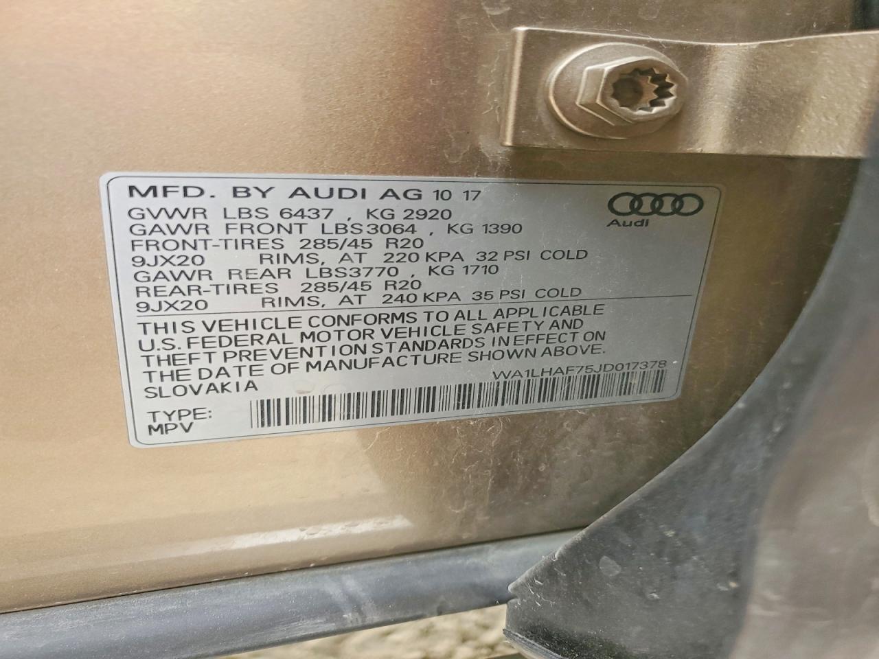 2018 AUDI Q7 PREMIUM PLUS photo 13
