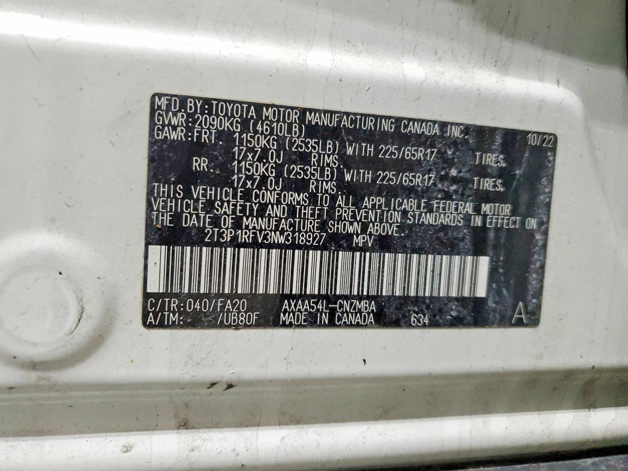 2022 TOYOTA RAV4 XLE photo 13