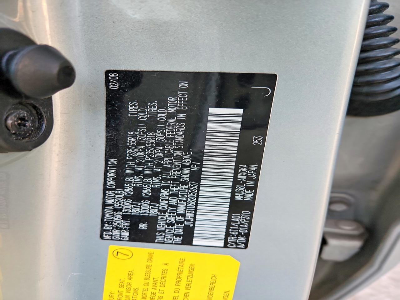 2008 LEXUS RX 400H photo 25