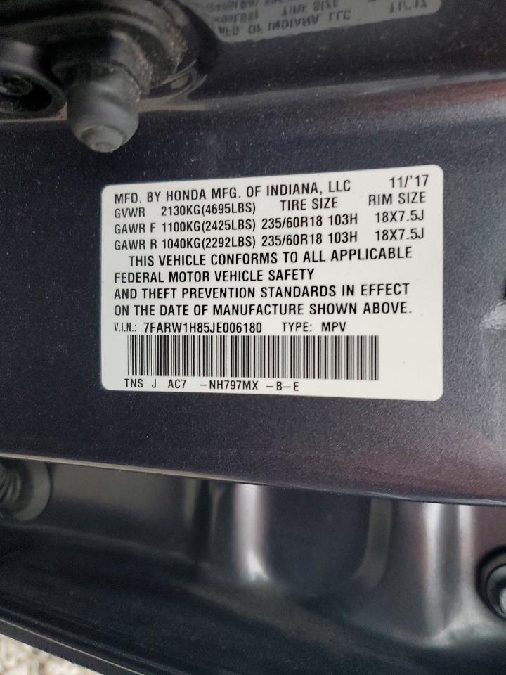 2018 HONDA CR-V EXL photo 14