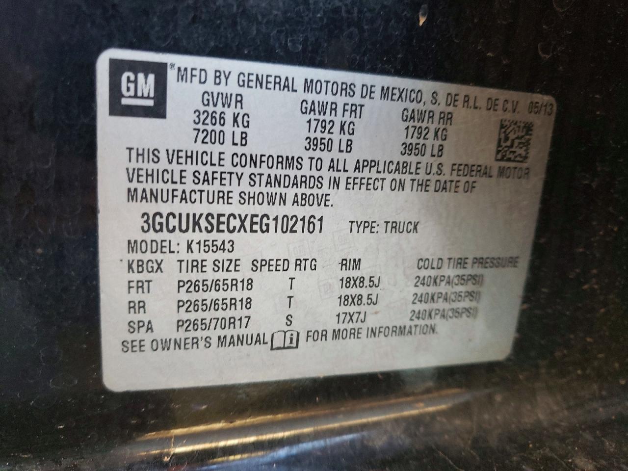 2014 CHEVROLET SILVERADO K1500 LTZ photo 12