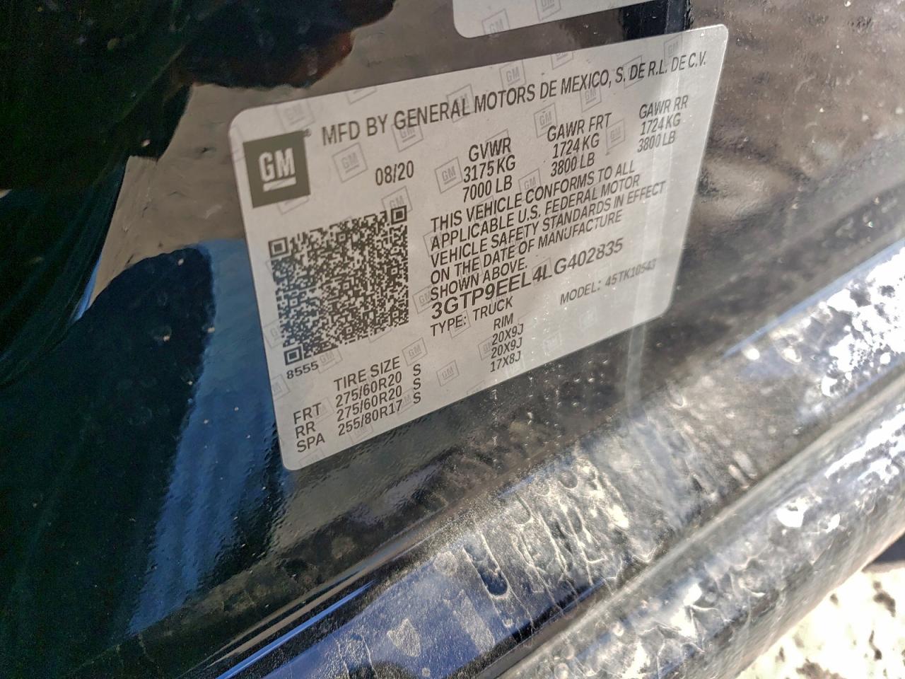 2020 GMC SIERRA K1500 AT4 photo 13
