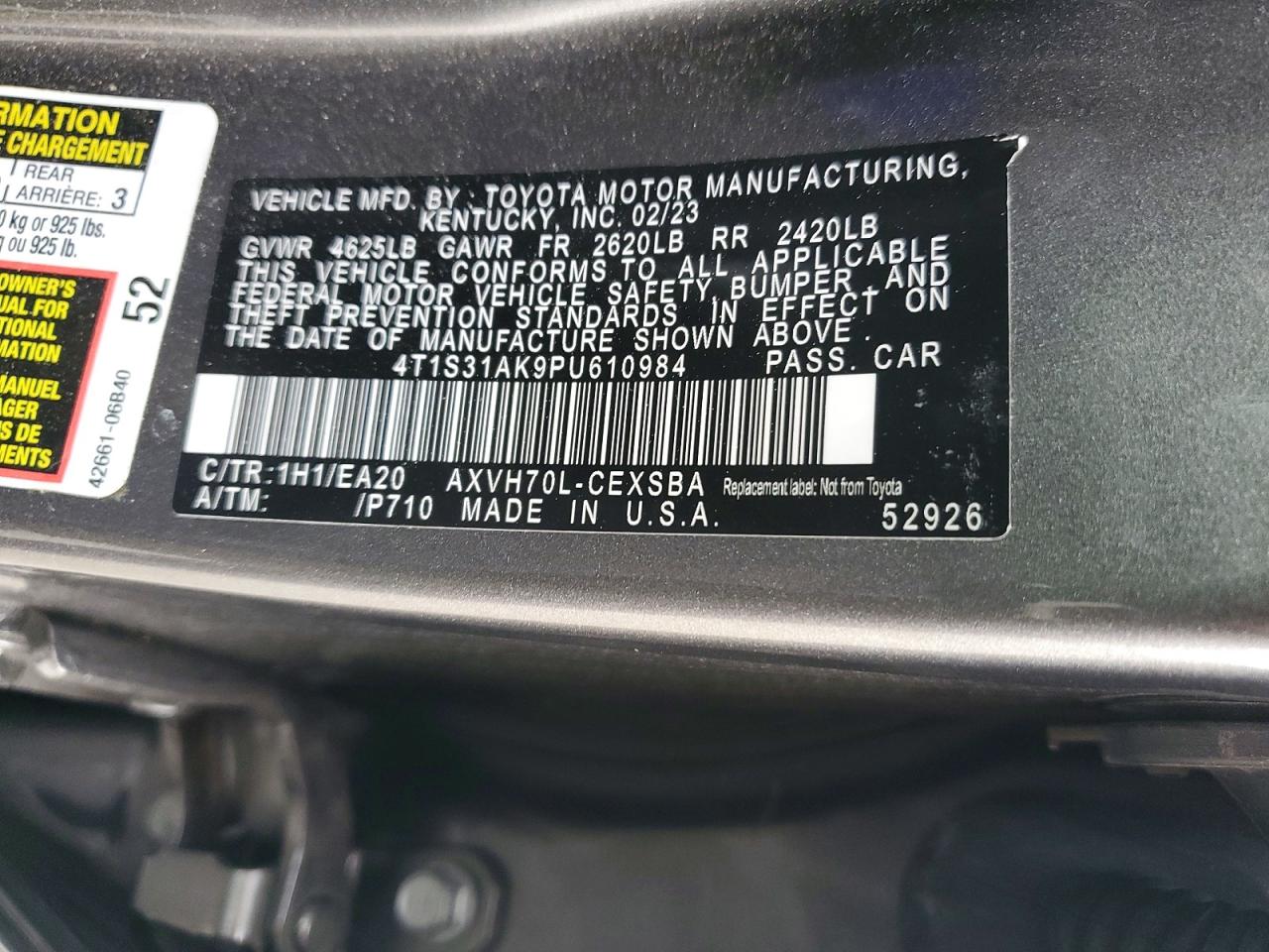 2023 TOYOTA CAMRY SE NIGHT SHADE photo 34