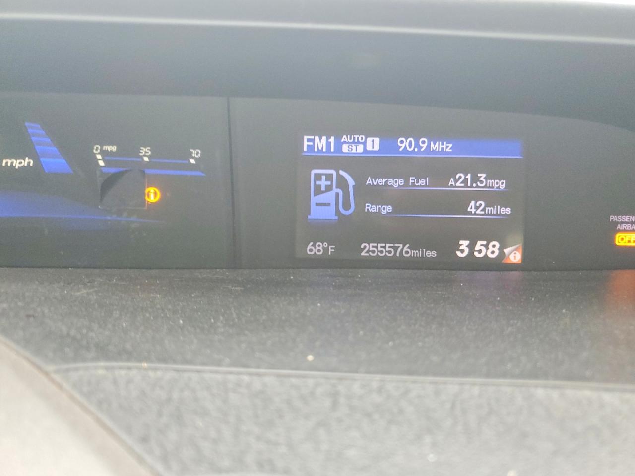 2012 HONDA CIVIC EX photo 9