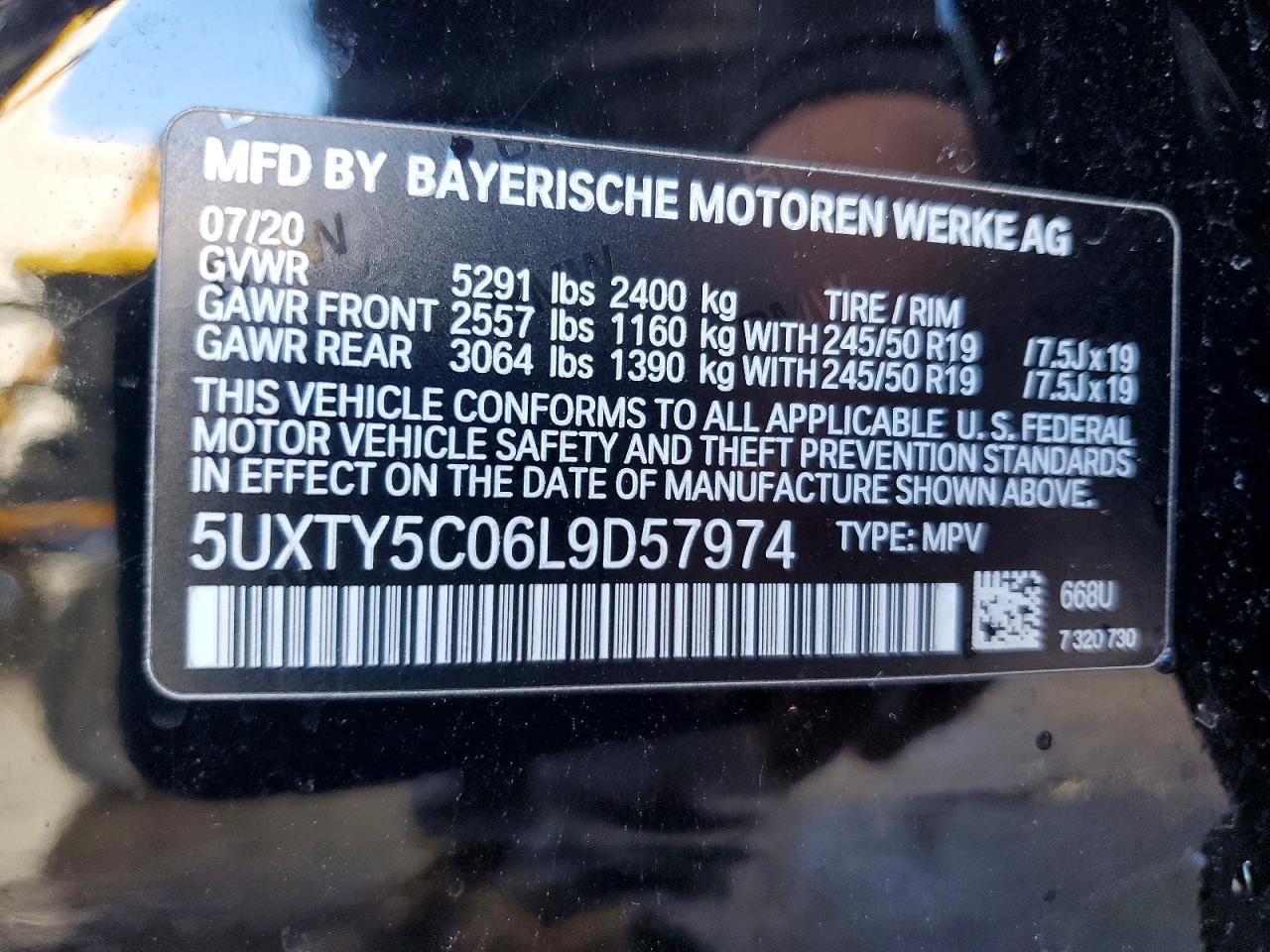 2020 BMW X3 XDRIVE30I photo 25