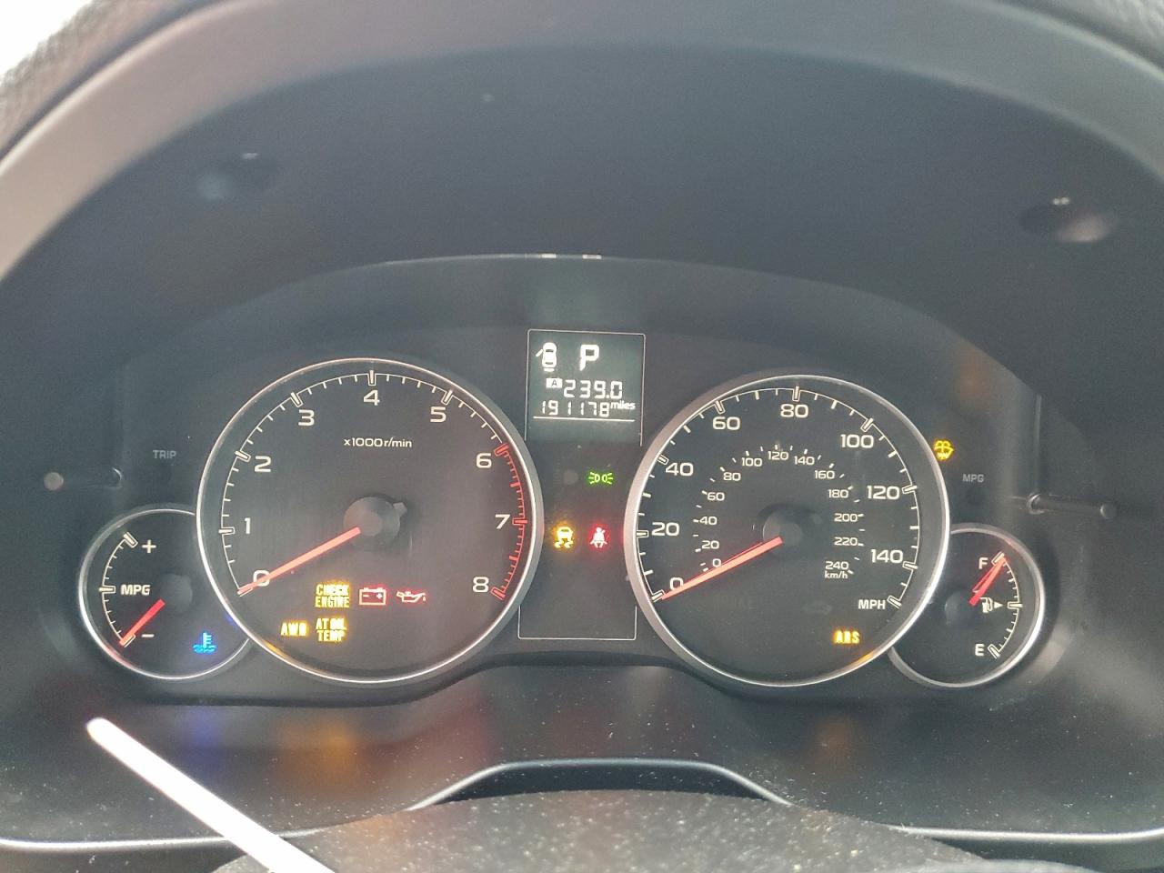 2014 SUBARU OUTBACK 2.5I PREMIUM photo 9