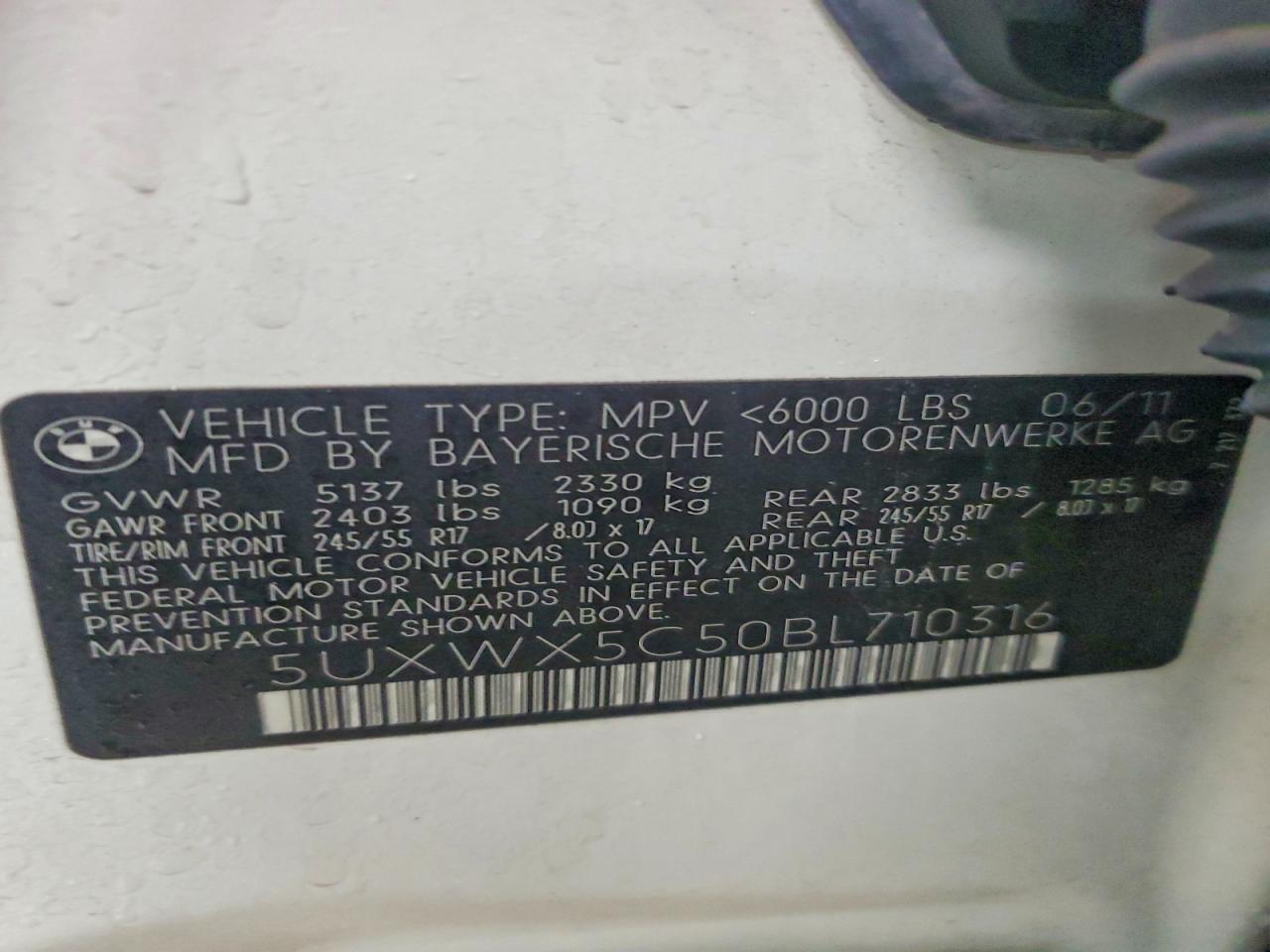 2011 BMW X3 XDRIVE28I photo 25