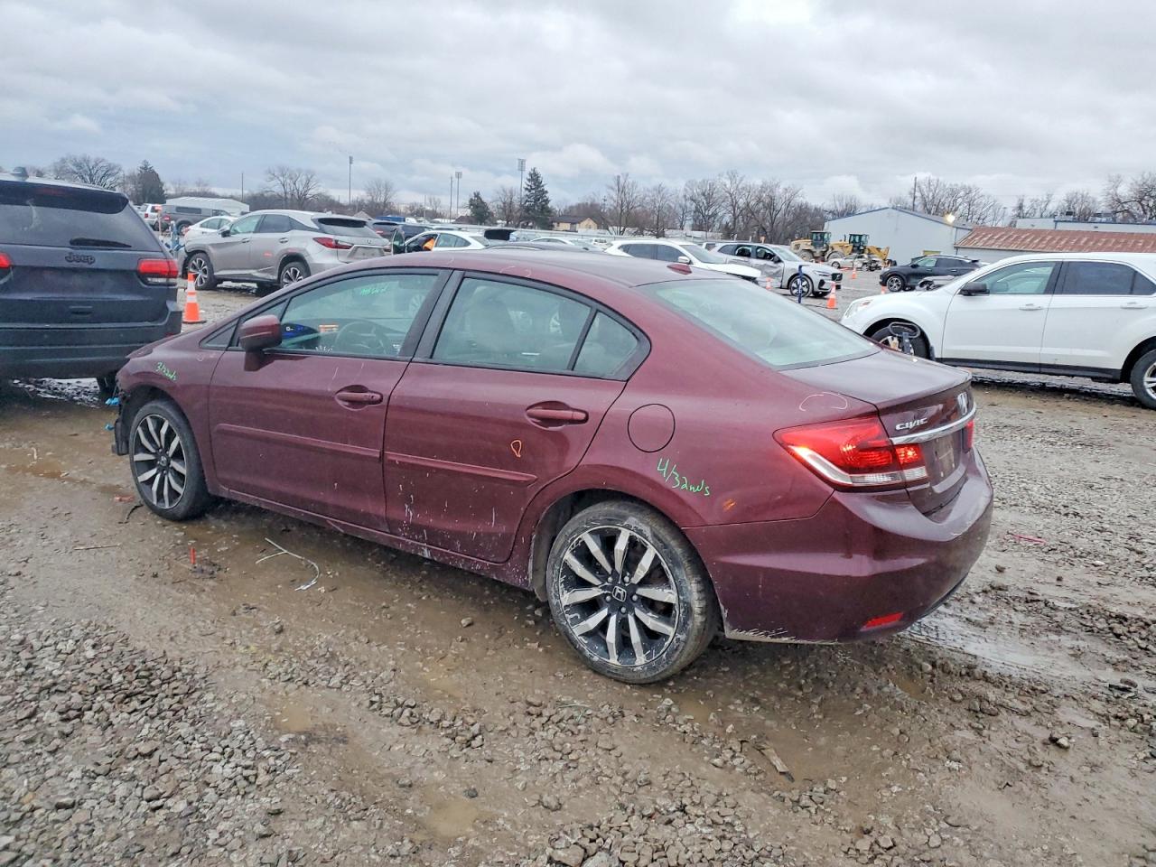2014 HONDA CIVIC EXL photo 2