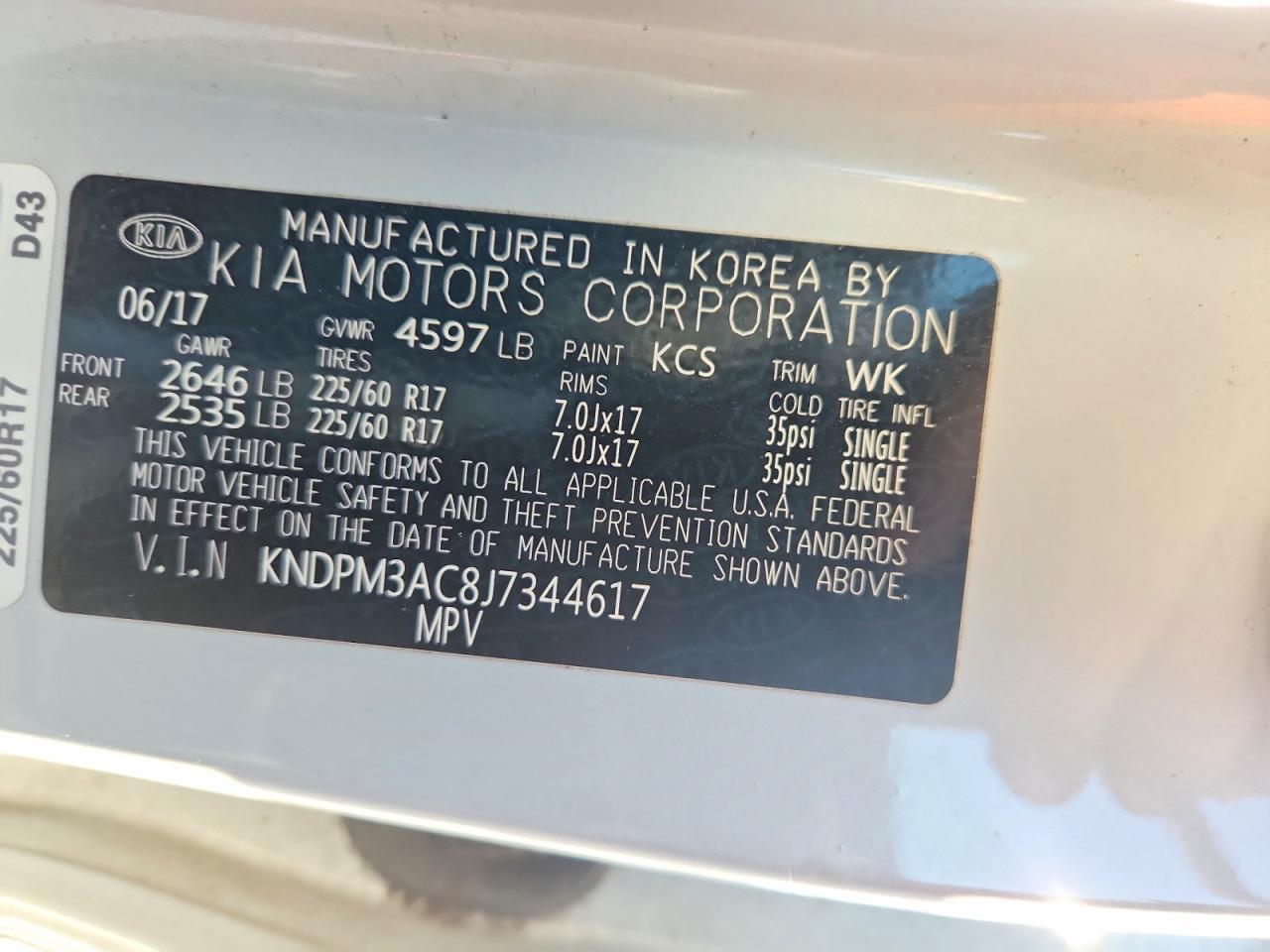 2018 KIA SPORTAGE LX photo 12