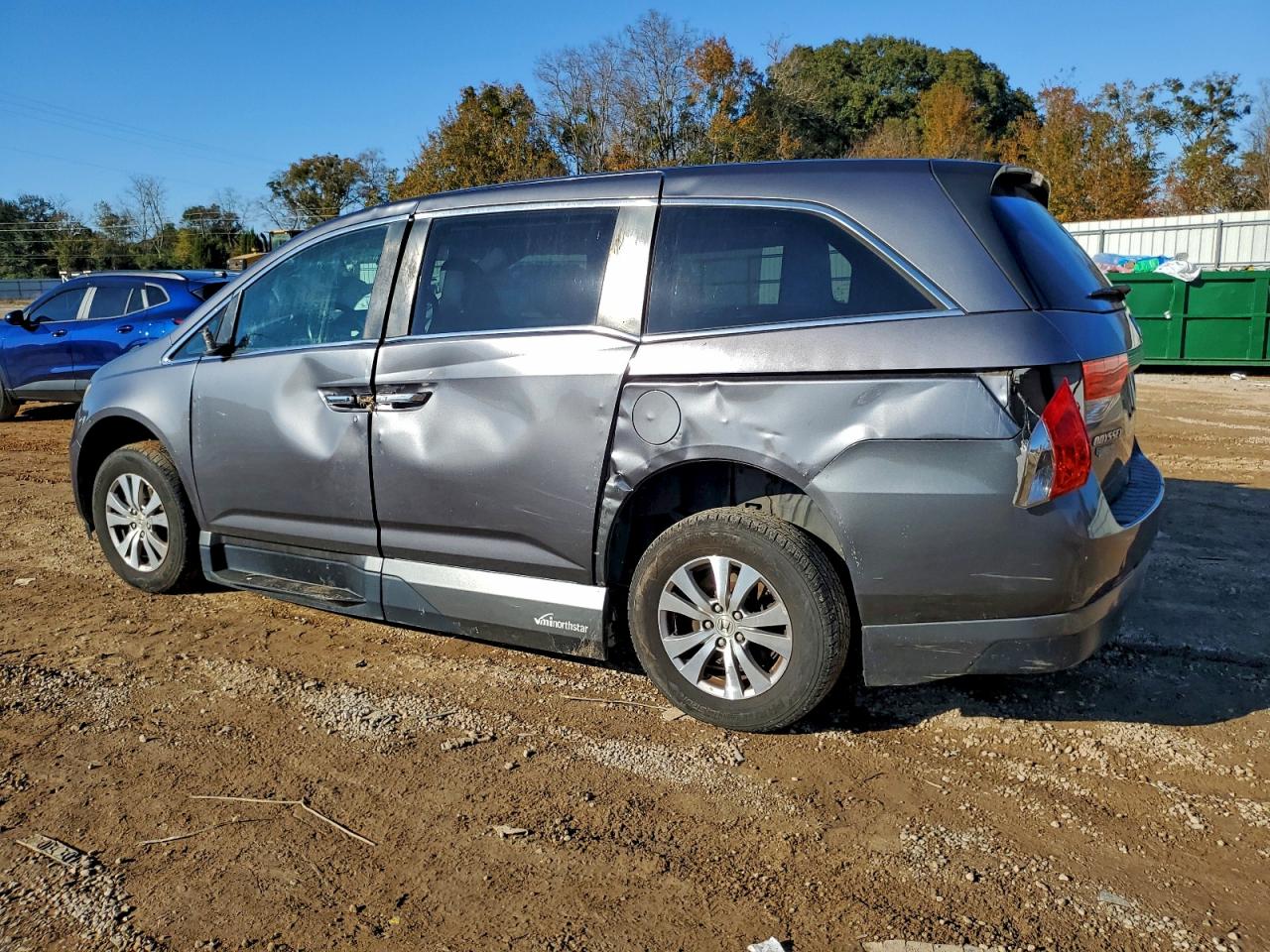 2014 HONDA ODYSSEY EX photo 2