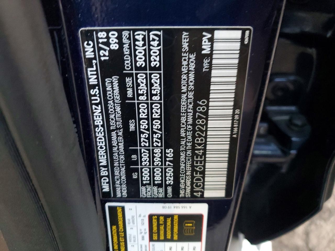 2019 MERCEDES-BENZ GLS 450 4MATIC photo 13