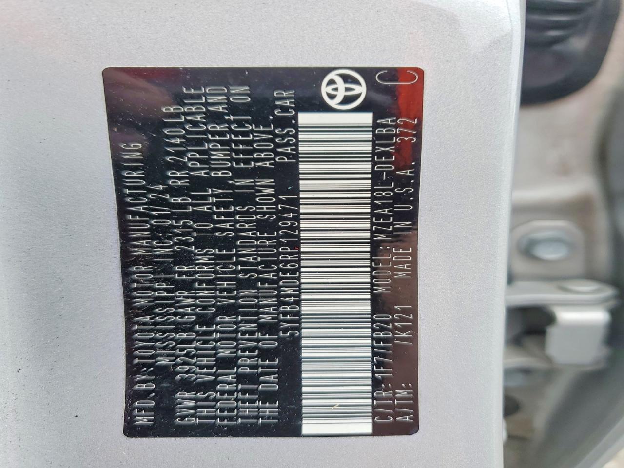 2024 TOYOTA COROLLA LE photo 34