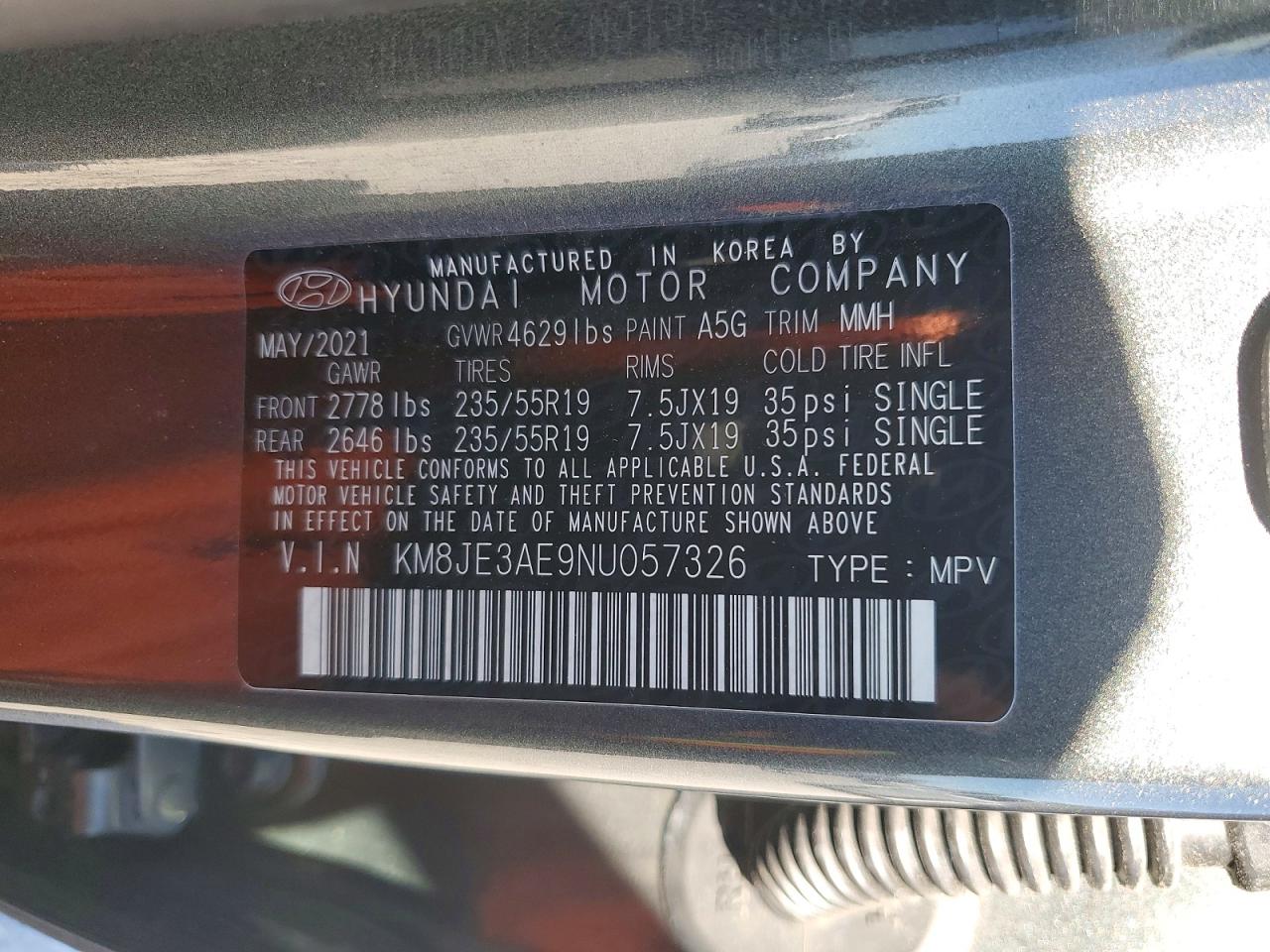 2022 HYUNDAI TUCSON LIMITED photo 13