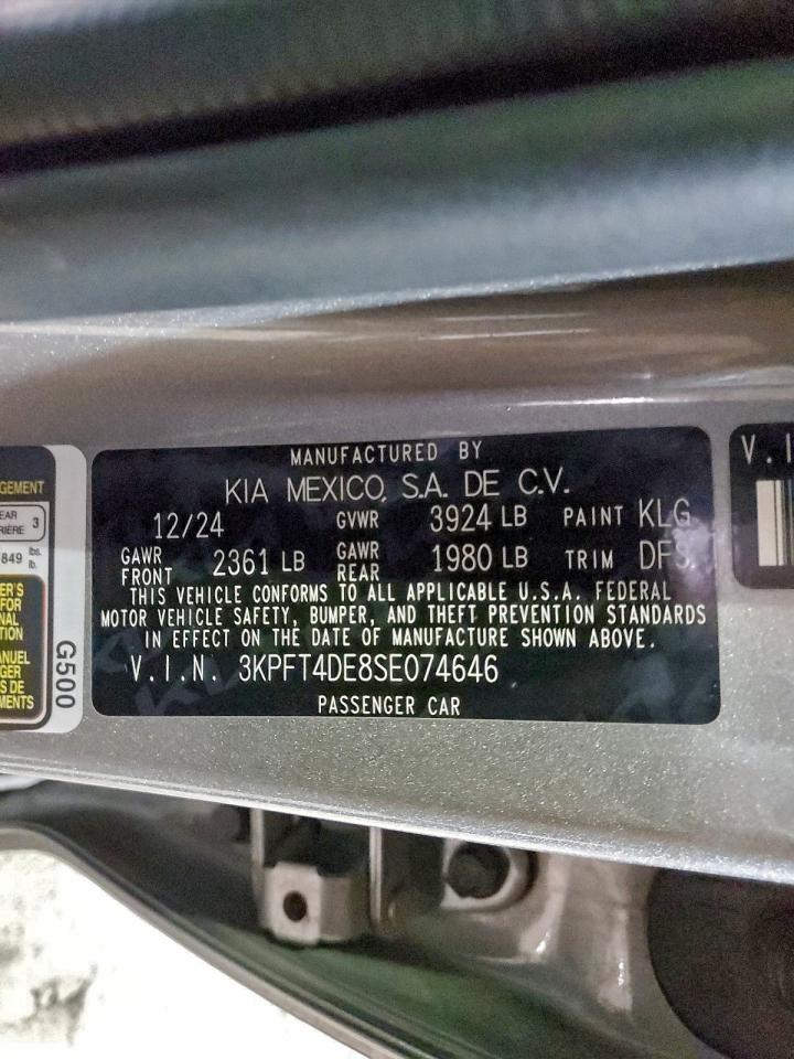 2025 KIA K4 LX photo 12