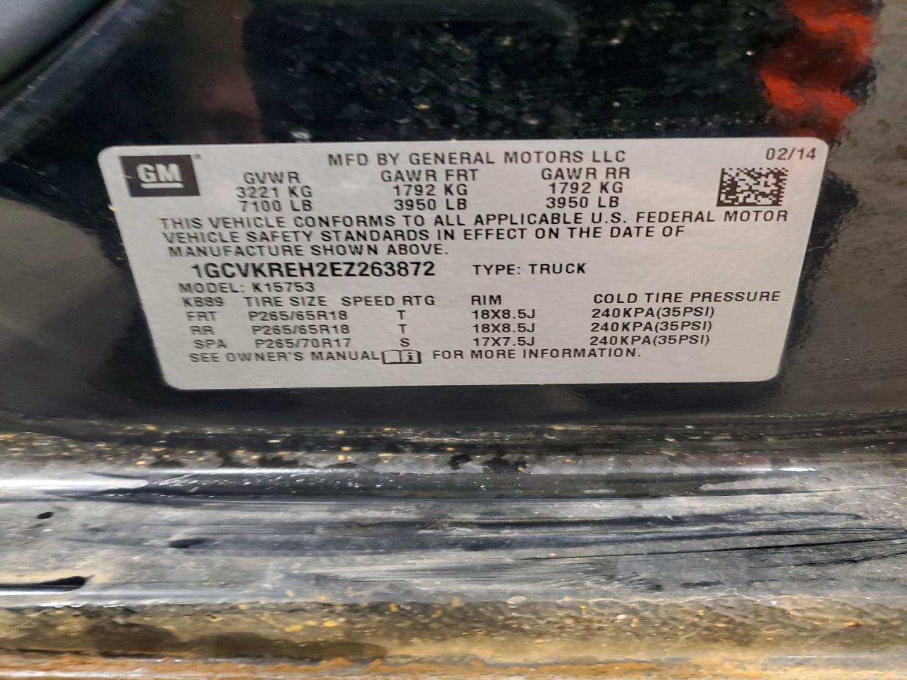 2014 CHEVROLET SILVERADO K1500 LT photo 12