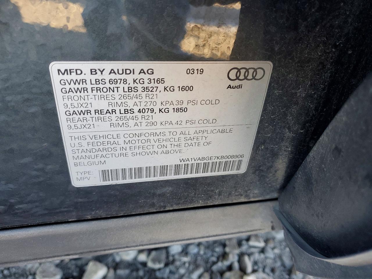 2019 AUDI E-TRON PRESTIGE photo 12