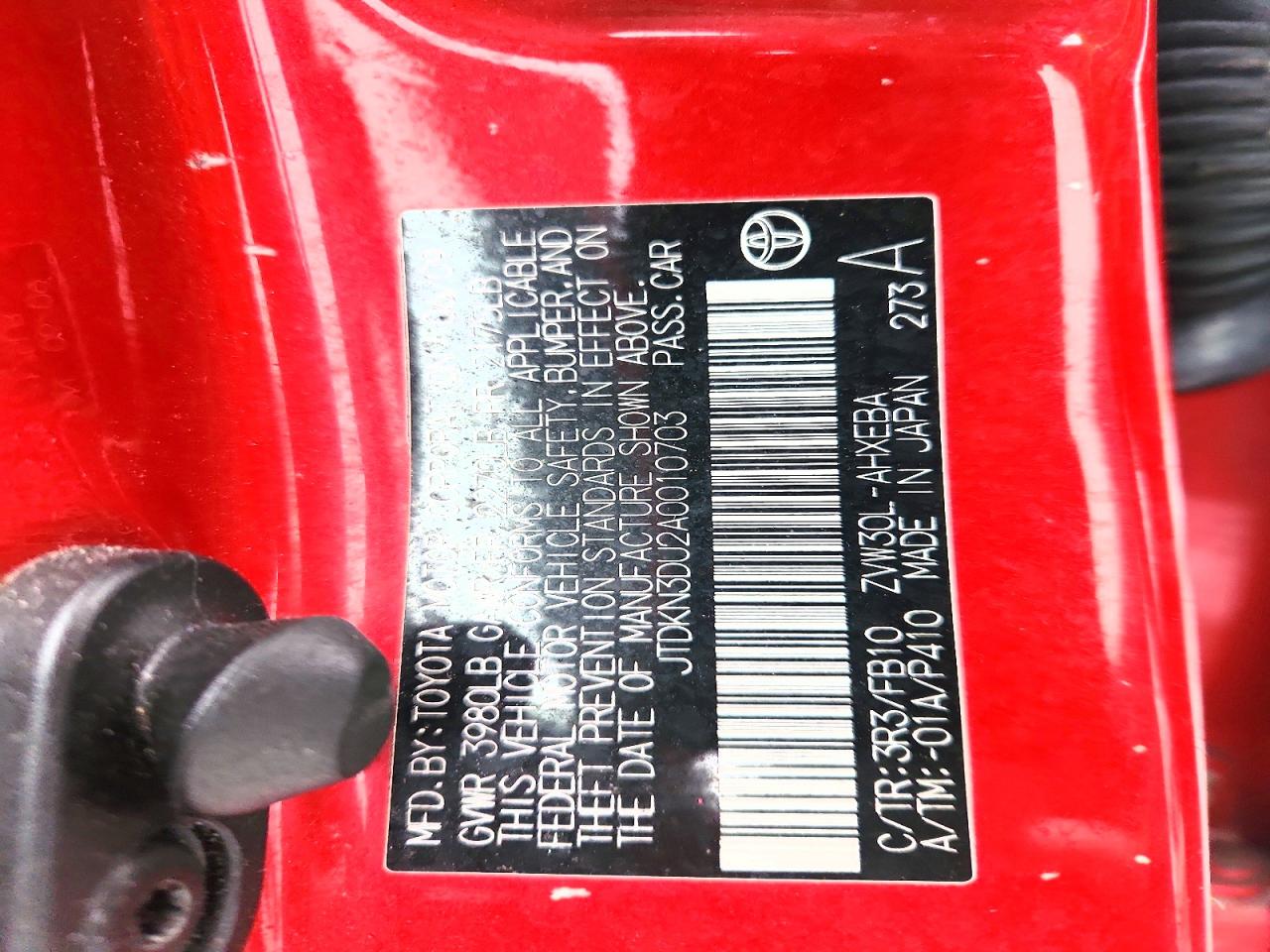 2010 TOYOTA PRIUS photo 34