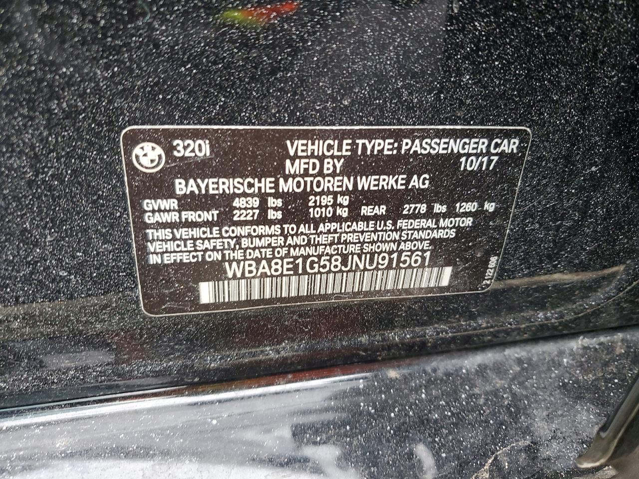 2018 BMW 320 I photo 12