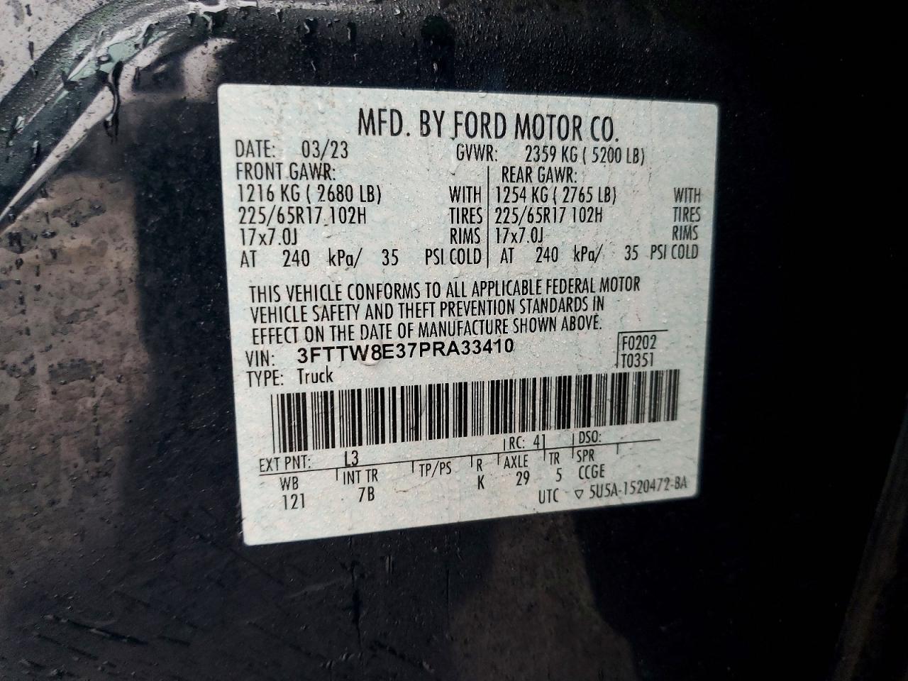 2023 FORD MAVERICK XL photo 12