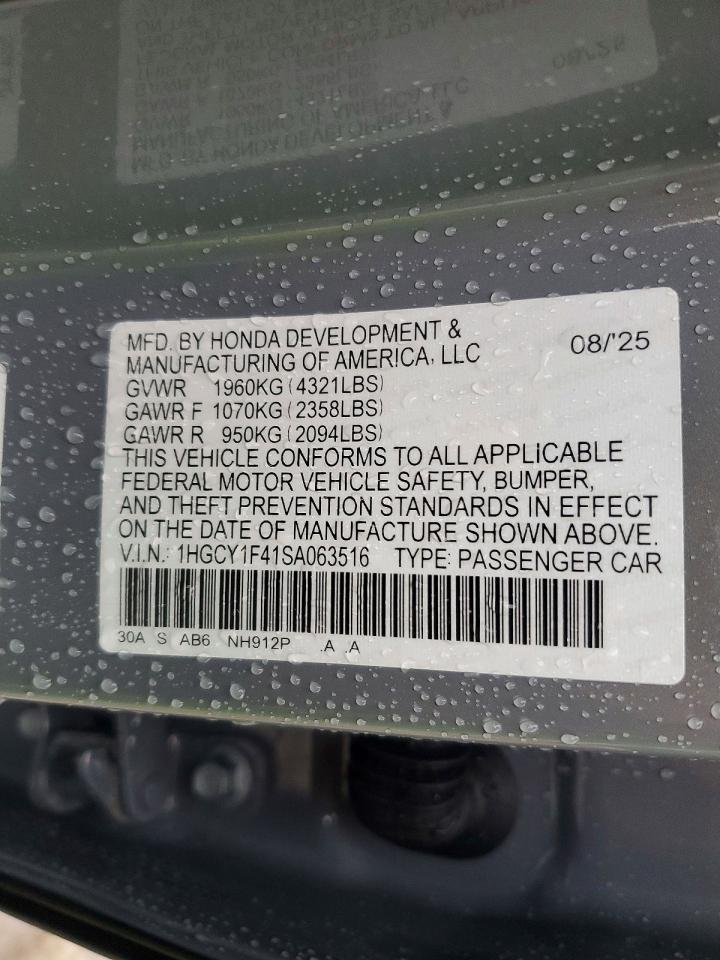2025 HONDA ACCORD SE photo 12