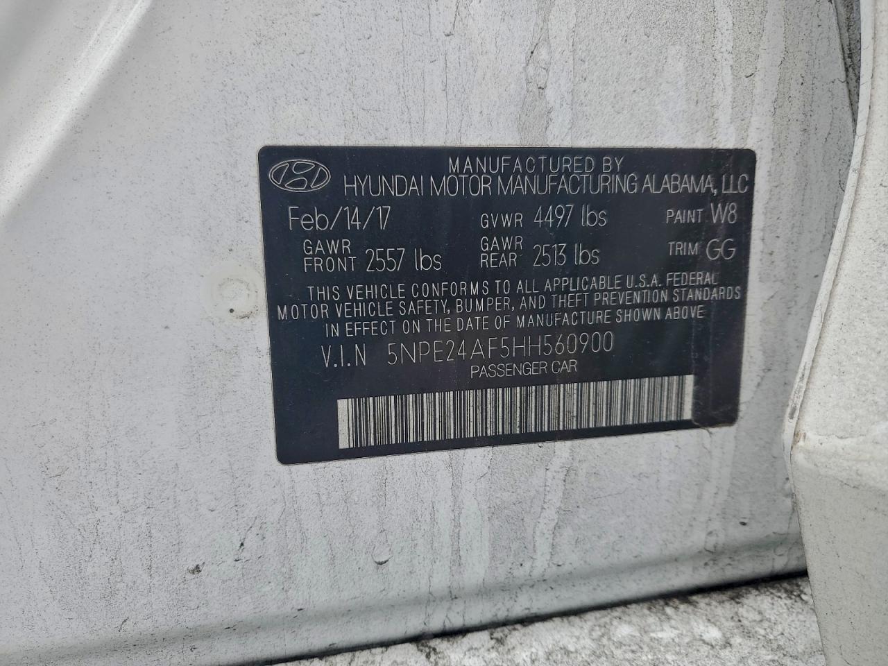 2017 HYUNDAI SONATA SE photo 12