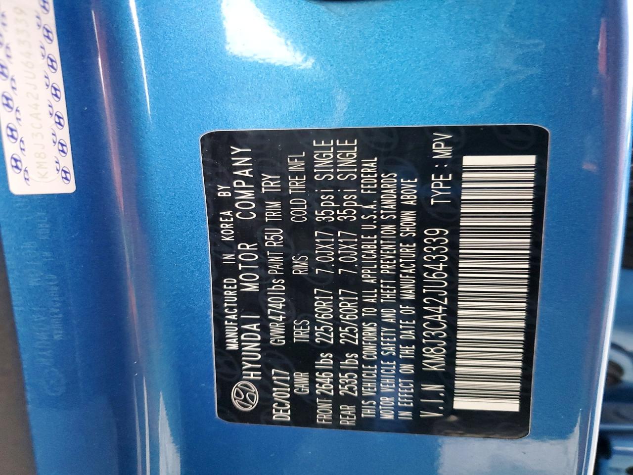 2018 HYUNDAI TUCSON SEL photo 13