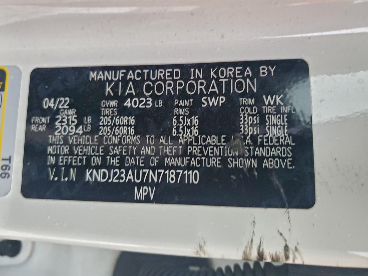 2022 KIA SOUL LX photo 23