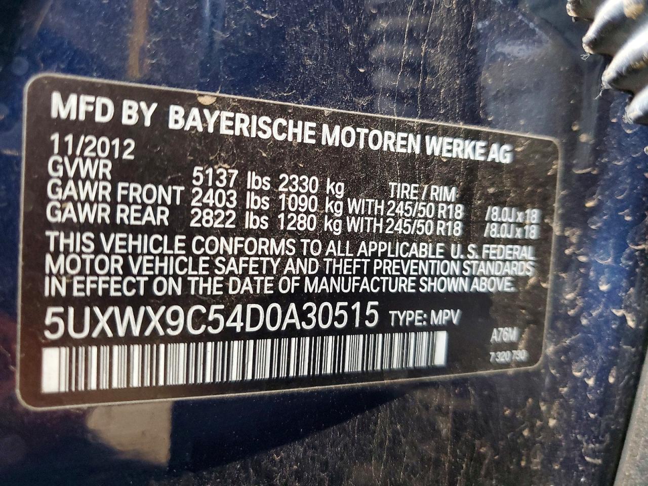 2013 BMW X3 XDRIVE28I photo 34