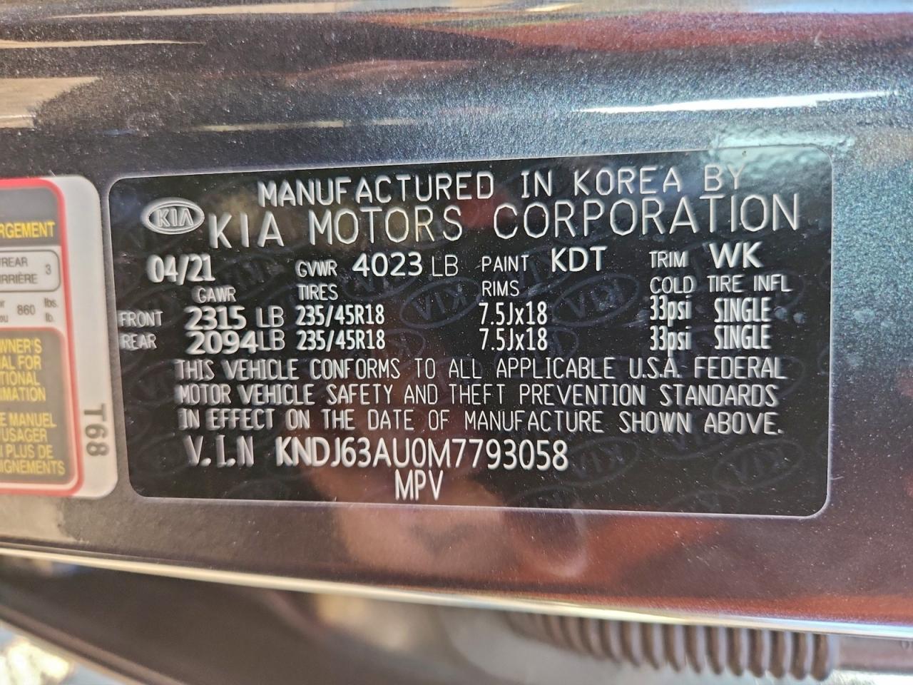 2021 KIA SOUL GT LINE photo 12