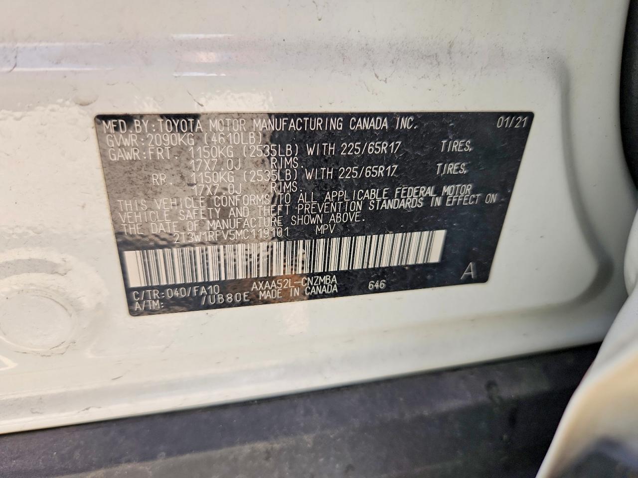 2021 TOYOTA RAV4 XLE photo 14