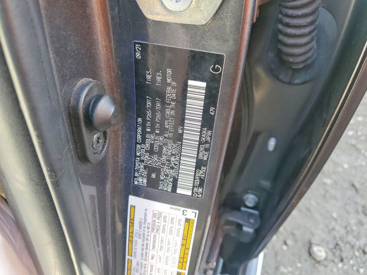 2022 TOYOTA 4RUNNER SR5 photo 13