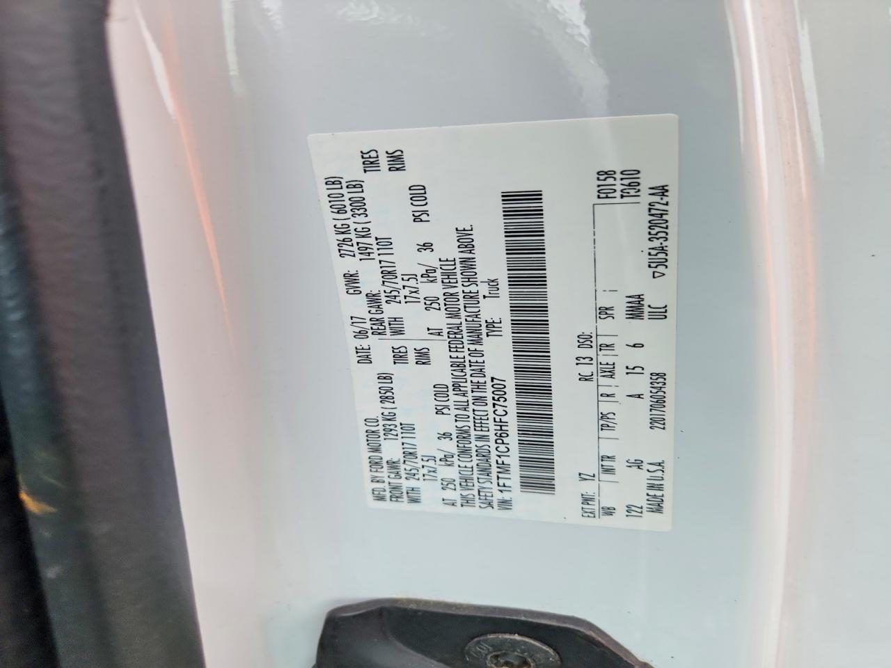 2017 FORD F150 photo 23