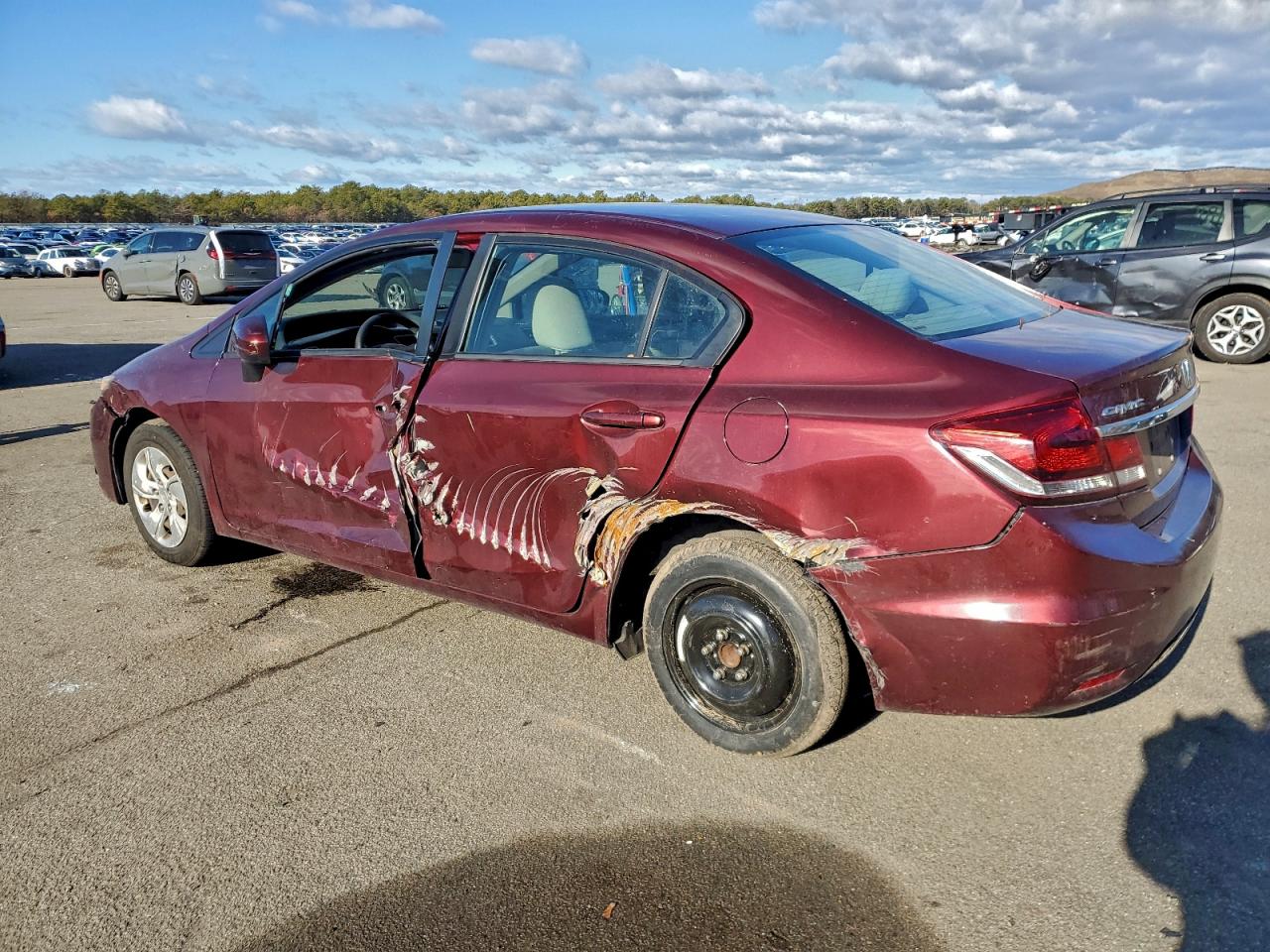 2014 HONDA CIVIC LX photo 2