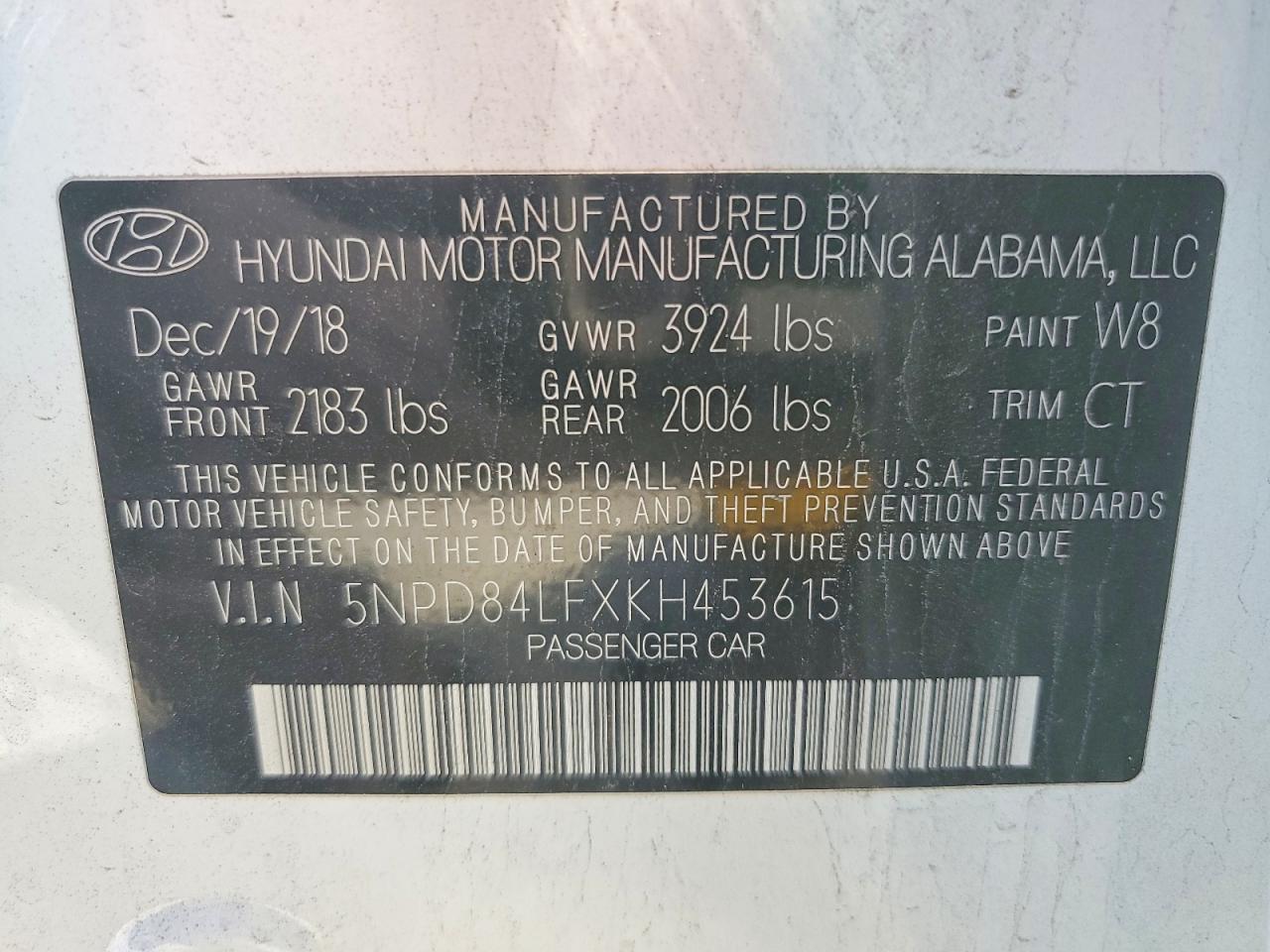 2019 HYUNDAI ELANTRA SEL photo 37
