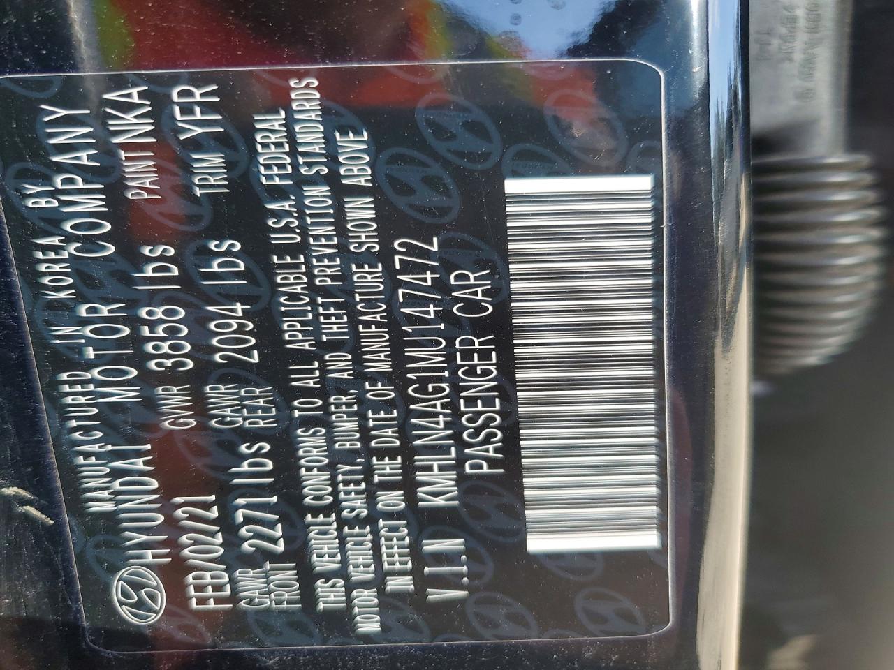 2021 HYUNDAI ELANTRA SEL photo 12