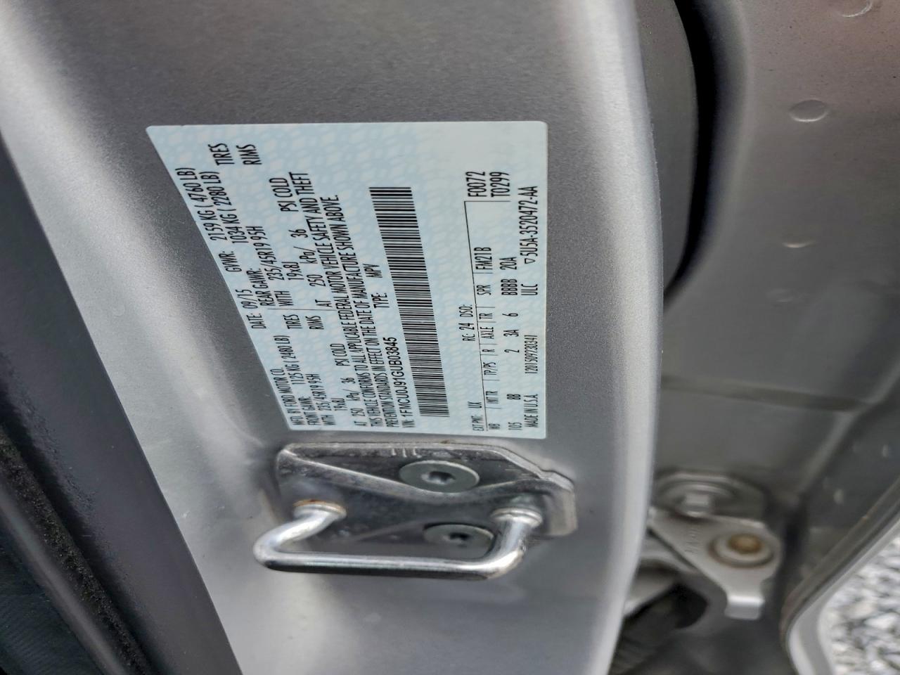 2016 FORD ESCAPE TITANIUM photo 12
