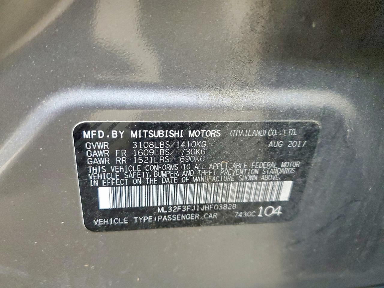 2018 MITSUBISHI MIRAGE G4 ES photo 23