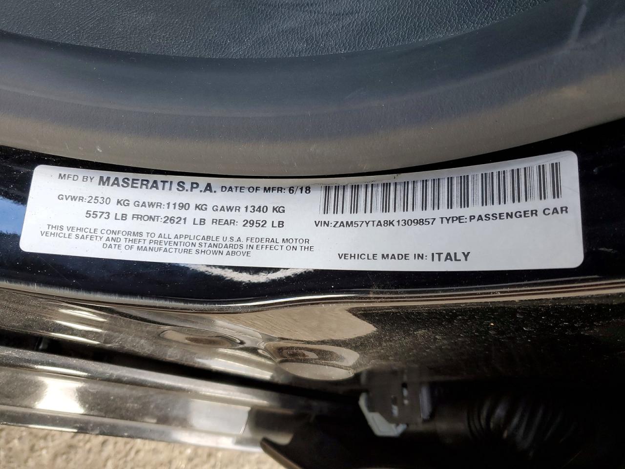 2019 MASERATI GHIBLI S photo 13