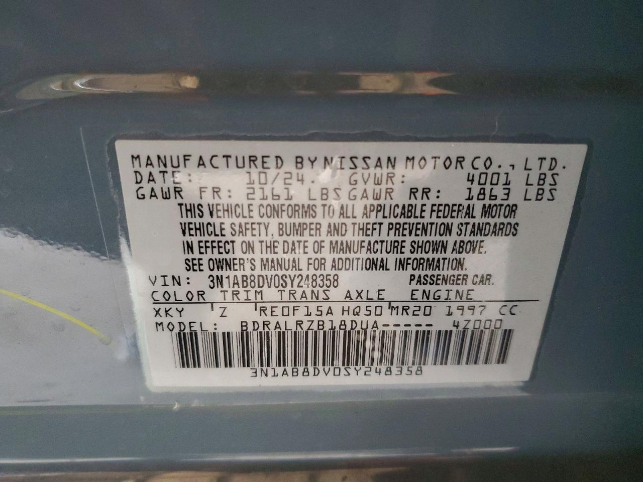 2025 NISSAN SENTRA SR photo 12