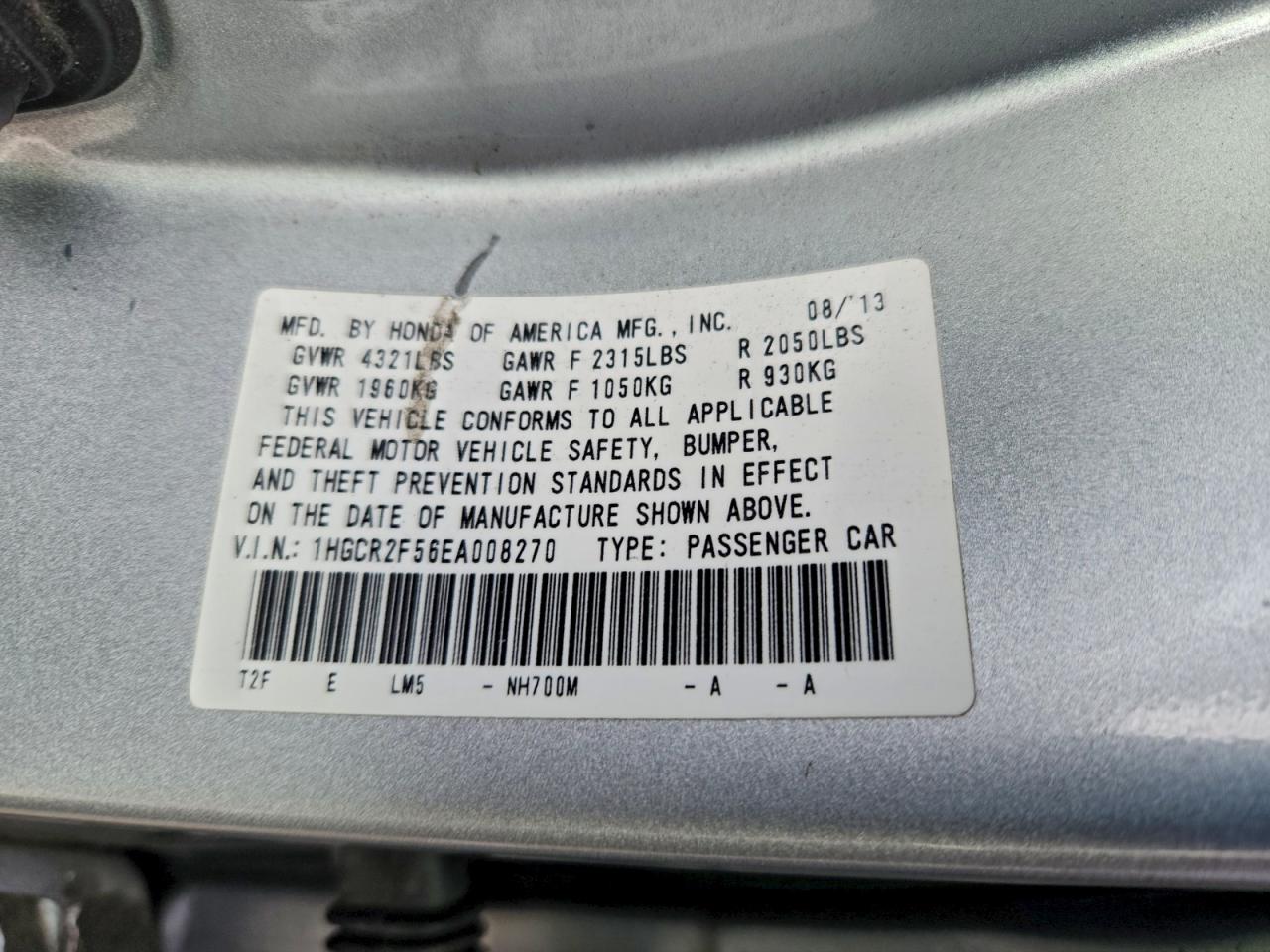 2014 HONDA ACCORD SPORT photo 12