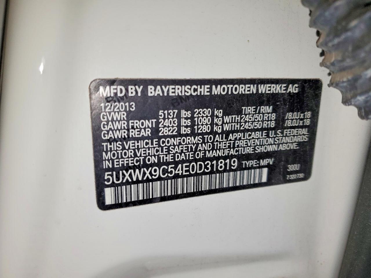 2014 BMW X3 XDRIVE28I photo 13