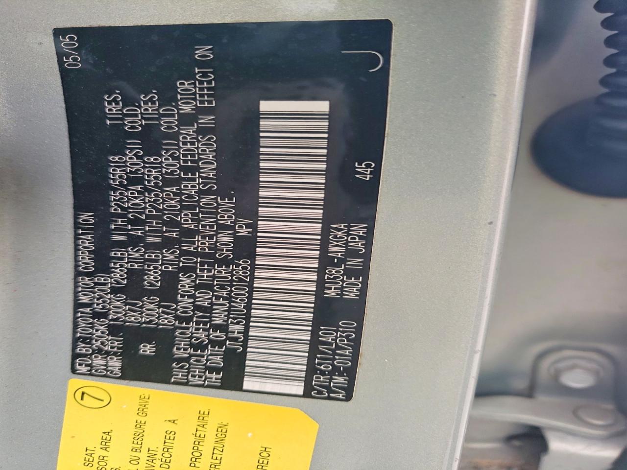 2006 LEXUS RX 400 photo 37