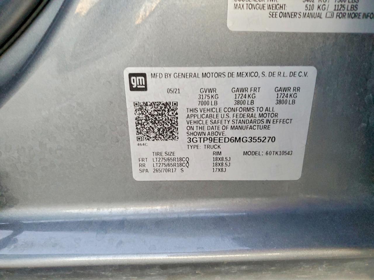 2021 GMC SIERRA K1500 AT4 photo 12